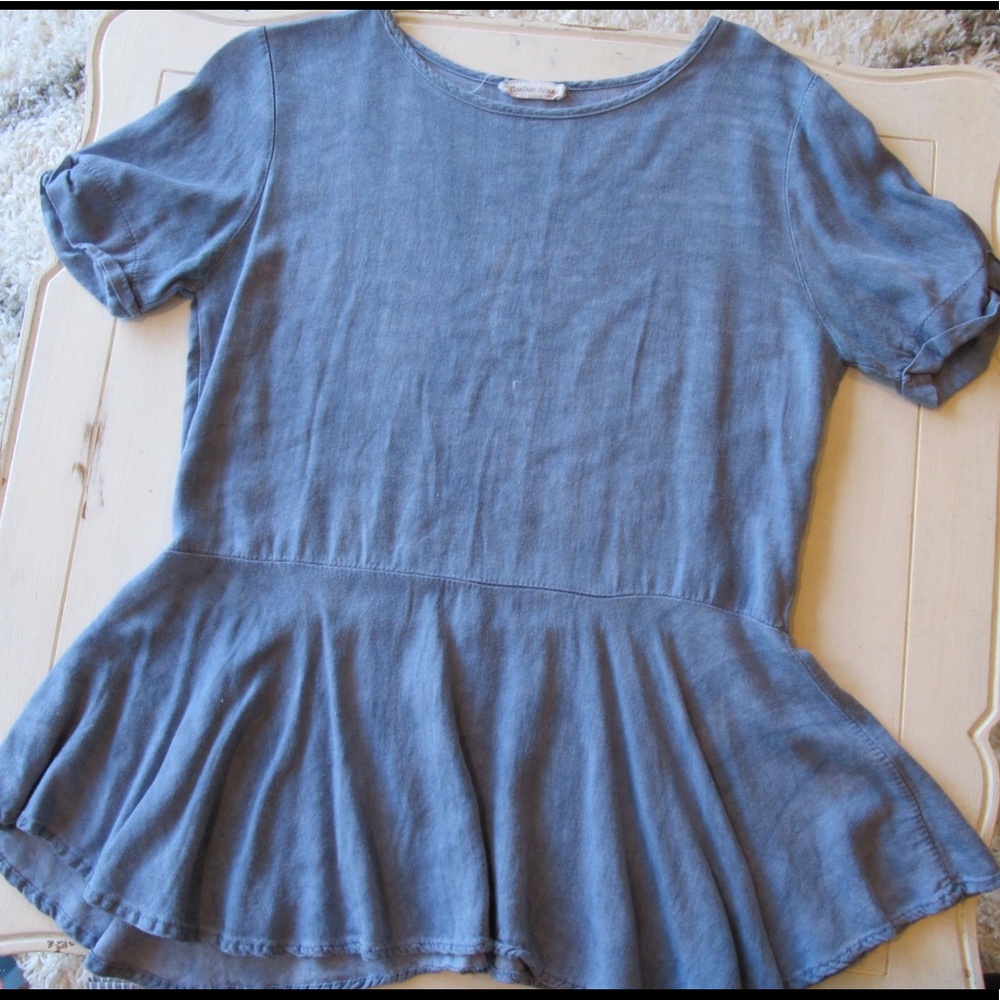 Flamingo Urban peplum shirt